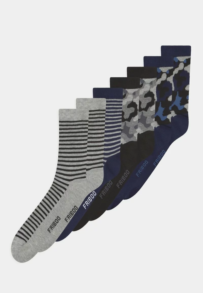 Friboo 7 PACK - Socken - Black/blue/grey, Kinder 3 Friboo 7 PACK - Socken - Black/blue/grey, Kinder