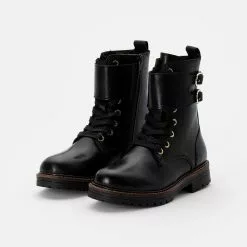 Friboo LEATHER BOOTIES - Schnürstiefelette - Black, Kinder 9 Friboo LEATHER BOOTIES - Schnürstiefelette - Black, Kinder -Deutschland Friboo Verkaufs-Shop 23f63ecd4ae742559b86a7fe44bff596