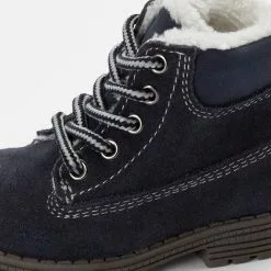 Friboo LEATHER BOOTIES - Schnürstiefelette - Dark Blue, Kinder -Deutschland Friboo Verkaufs-Shop 2d0170b10c3a4f48aa321fc76b8428ad