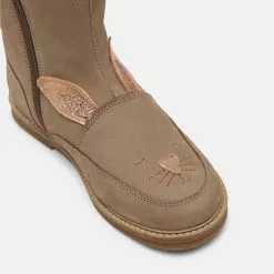 Friboo LEATHER - Stiefel - Taupe, Kinder -Deutschland Friboo Verkaufs-Shop 32e15d22d5054c6e9dce6c1682cceb29