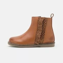 Friboo LEATHER - Stiefelette - Cognac, Kinder
