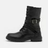 Friboo LEATHER - Schnürstiefel - Black, Kinder -Deutschland Friboo Verkaufs-Shop 49781c006380499fb0668f6a50229e24