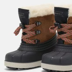 Friboo LEATHER UNISEX - Snowboot/Winterstiefel - Cognac, Kinder -Deutschland Friboo Verkaufs-Shop 5c7b688527b34522900df05f24ab90a4