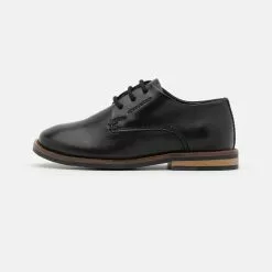 Friboo LEATHER - Schnürer - Black, Kinder