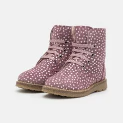 Friboo LEATHER - Schnürstiefelette - Mauve, Kinder -Deutschland Friboo Verkaufs-Shop 6765156c5adf49389189f39248b0b460