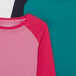 Friboo 4 PACK - Langarmshirt - Pink/dark Blue/turquoise, Kinder -Deutschland Friboo Verkaufs-Shop 962a0eddfe384cd786e2afd4de587454
