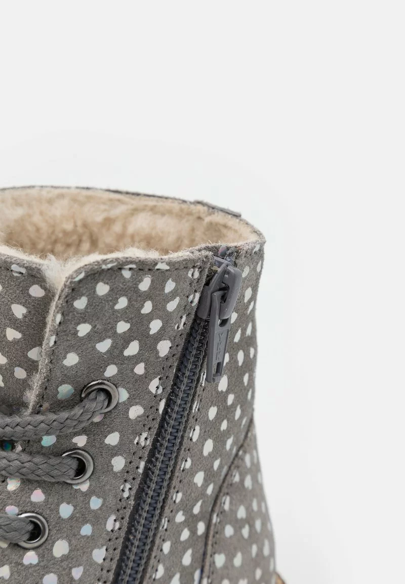 Friboo LEATHER - Schnürstiefelette - Light Grey, Kinder 8 Friboo LEATHER - Schnürstiefelette - Light Grey, Kinder – Bild 6