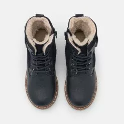 Friboo LEATHER - Schnürstiefelette - Dark Blue, Kinder -Deutschland Friboo Verkaufs-Shop b1075b577a0c4f17987c340e57f3d96c