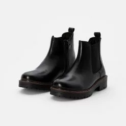 Friboo LEATHER BOOTIES - Stiefelette - Black, Kinder -Deutschland Friboo Verkaufs-Shop b5eb396393924e738971041d75de8052