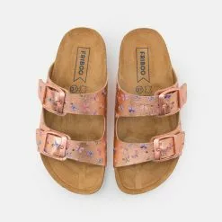Friboo Pantolette Flach - Rose Gold, Kinder -Deutschland Friboo Verkaufs-Shop b788515a60d64e0e8949790626f79742