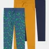 Friboo 3 PACK - Stoffhose - Ochre/blue/dark Blue, Kinder