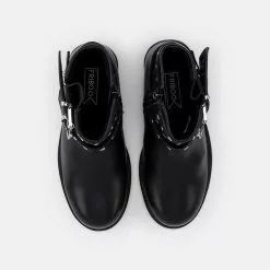 Friboo LEATHER BOOTIES - Cowboy-/Bikerstiefelette - Black, Kinder -Deutschland Friboo Verkaufs-Shop e852dc995d3b4b55a9b736fa8f5aec45