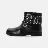 Friboo LEATHER BOOTIES - Cowboy-/Bikerstiefelette - Black, Kinder -Deutschland Friboo Verkaufs-Shop fb963ba87e5940a0903ff4b044e9f48a